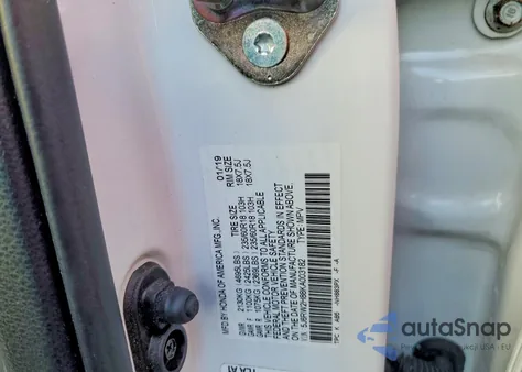 2019 Honda Cr-V Exl из США, поврежденный, VIN 5J6RW2H88KA003182